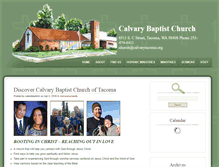 Tablet Screenshot of calvarytacoma.org